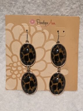 Penelope Ann Animal Print Earrings